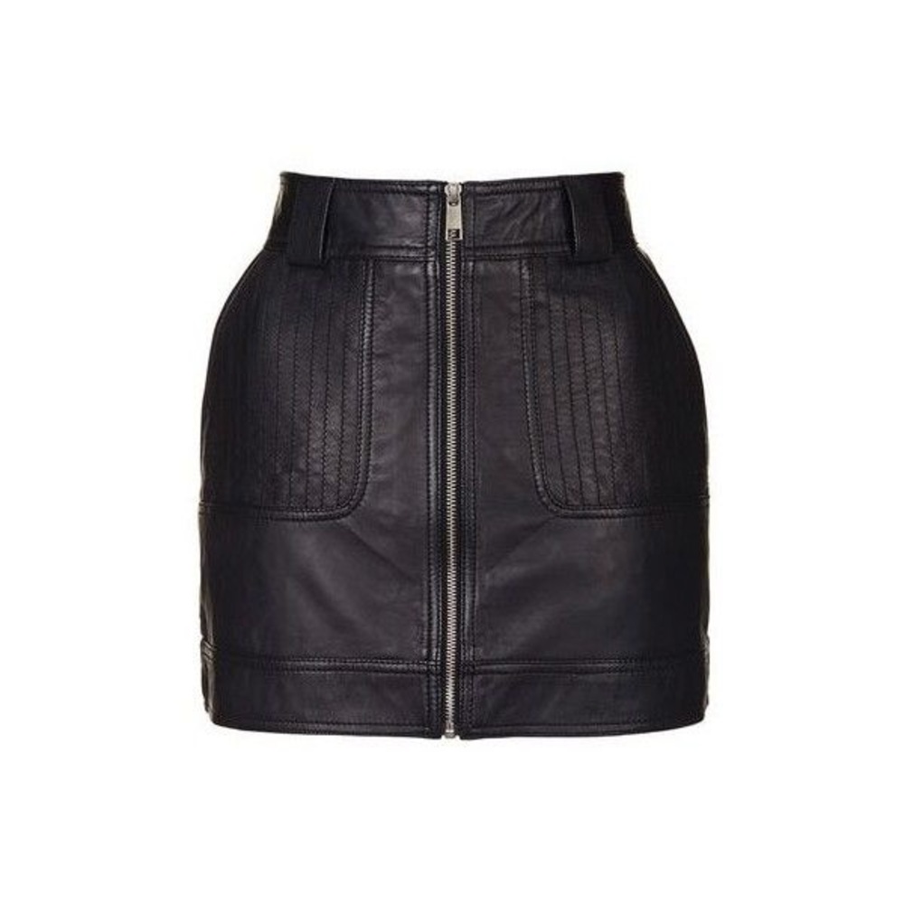 Leather skirt